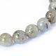 Chapelets de perles rondes en labradorite naturelle(G-E334-6mm-19)-2