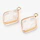 Natural Quartz Crystal Pendants(G-R464-005A)-2