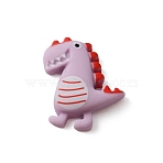 Opaque Resin Cabochons, Dinosaur, Plum, 24x19x6mm(RESI-WH0026-19A)