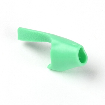 Polyethylene Pencil Grips for Kids, Grip Posture Correction Tool, Medium Aquamarine, 34x15x16.5mm