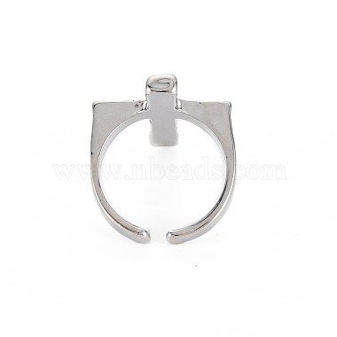 メンズアロイエナメルカフフィンガー指輪(RJEW-N029-039)-2