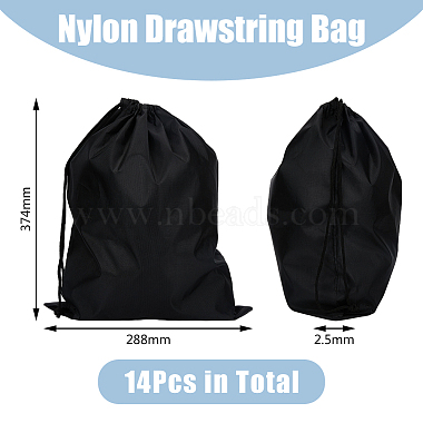 Nylon Shoes Storage Drawstring Bags(ABAG-WH0038-40)-2