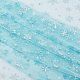 tela de malla de poliéster con copos de nieve(DIY-WH0032-48)-1