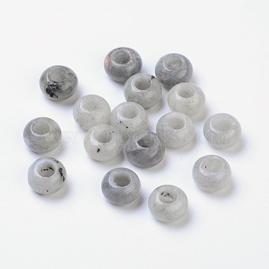 12mm Gainsboro Rondelle Labradorite Beads