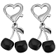 2Pcs Resin Cherry Pendant Decorations(KEYC-BBC0001-10B)-1