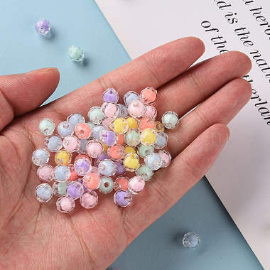 Perles en acrylique transparente(X-TACR-S152-17A)-5