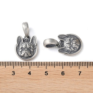 Thai Sterling Silver Pendants(STER-NH0005-01AS)-3