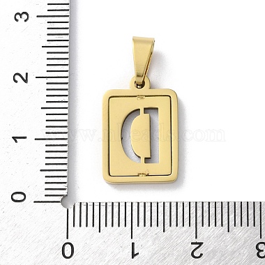 304 Stainless Steel Alphabet Pendants(STAS-S152-01G-D)-3