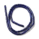 Natural Lapis Lazuli Dyed Beads Strands(G-E612-A06)-2