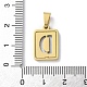 304 Stainless Steel Alphabet Pendants(STAS-S152-01G-D)-3