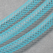 Plastic Net Thread Cord, Sky Blue, 8mm, 30Yards(PNT-Q003-8mm-02)