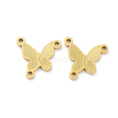 Real 18K Gold Plated Butterfly 316L Surgical Stainless Steel Links