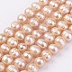 Natural Cultured Freshwater Pearl Beads Strands(PEAR-D187-36-01)-1