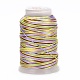 5 Rolls 12-Ply Segment Dyed Polyester Cords(WCOR-P001-01B-09)-1