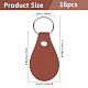 16Pcs Teardrop PU Leather Keychains(KEYC-DC0001-47B)-2