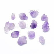 Rough Raw Natural Amethyst Beads, No Hole/Undrilled, Nuggets, 13~23x9~18mm(G-M376-01A)
