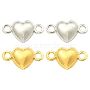 4 Sets 2 Colors Alloy Magnetic Clasps, Nickel Free, Heart, Mixed Color, 17x10x6.5mm, Hole: 1.5mm, 2 sets/color(PALLOY-YW0001-28)