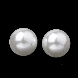 Eco-Friendly Glass Pearl Beads, High Luster, Grade A, No Hole/Undrilled Round, White, 5mm(GLAA-S172-5mm-01A)