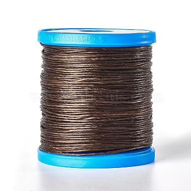 1mm Coconut Brown Waxed Polyester Cord Thread & Cord