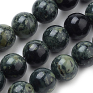 Natural Kambaba Jasper Beads Strands, Round, 12mm, Hole: 1mm, about 34pcs/strand, 15.7 inch(G-Q481-103)