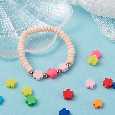 80Pcs 8 Colors Handmade Polymer Clay Beads(CLAY-YW0001-42)-7