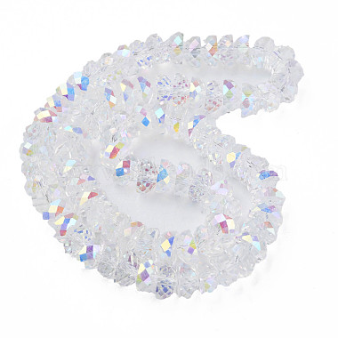 Electroplate Transparent Glass Beads Strands(EGLA-N002-37-C01)-2