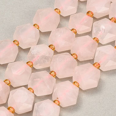 naturel a augment&eacute; perles de quartz brins(GG-CBA4A3B-B21)-2
