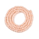 Opaque Solid Color Imitation Jade Glass Beads Strands(EGLA-A044-P1mm-D05)-3