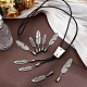16Pcs 2 Styles Alloy Cord Ends(FIND-GF0009-76)-4