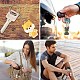 16Pcs 8 Style Plastic Keychains(KEYC-YW00234)-6