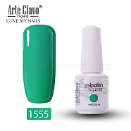 8ml Special Nail Gel, for Nail Art Stamping Print, Varnish Manicure Starter Kit, Sea Green, Bottle: 25x66mm(MRMJ-P006-J062)