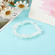 Opalite Chip Bead Stretch Bracelets for Children, Inner Diameter: 1-7/8 inch(4.8~5.1cm)(BJEW-JB06388-05)