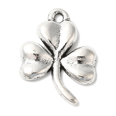 Antique Silver Clover Alloy Pendants