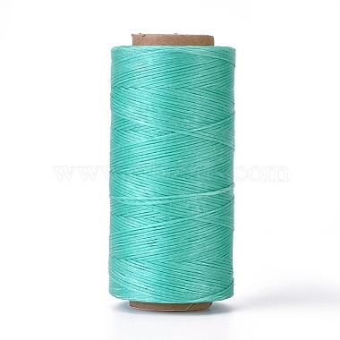 0.8mm Turquoise Waxed Polyester Cord Thread & Cord