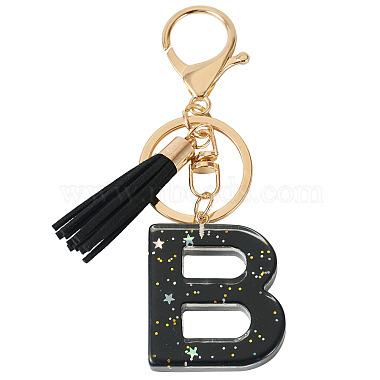 1Pc Resin Letter Keychains(KEYC-TADJ0001-09B)-1
