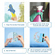 16 Sheets 4 Styles Waterproof PVC Colored Laser Stained Window Film Static Stickers(DIY-WH0314-091)-3