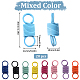 20Pcs Baking Paint Alloy Spring Connector Charms(FIND-SC0008-33)-2
