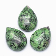 Natural Ruby in Zoisite Cabochons, Teardrop, 25x18x7mm(G-E491-B-20)