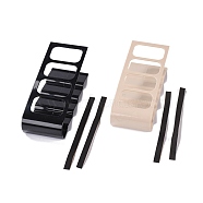AHANDMAKER 2Sets 2 Style Plastic Remote Control Storage Rack, Mixed Color, 182x70x44mm, Hole: 35x56mm, 1set/style(AJEW-GA0003-27)