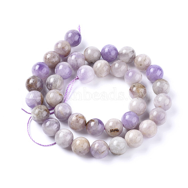 Natural Amethyst Beads Strands(G-L555-01-8mm)-3