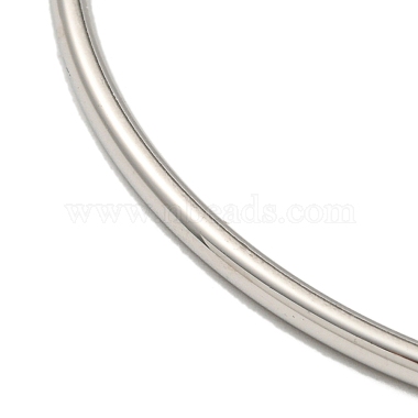 304 Stainless Steel Simple Plain Bangle for Women(BJEW-F461-01C-P)-3