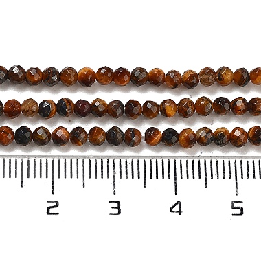 Chapelets de perles en œil de tigre naturelle(G-R344-3mm-44)-3