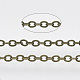 Chaînes de câbles en fer recouvert de laiton(CH-T002-05AB)-1
