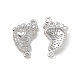 Brass Micro Pave Clear Cubic Zirconia Connector Charms(KK-E068-VB032)-1