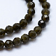 Natural Golden Sheen Obsidian Beads Strands(G-J369-16-3mm)-3