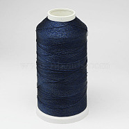 Nylon Thread, For Tassel Making, Prussian Blue, 0.3mm, about 1093.61 yards(1000m)/roll(NWIR-D047-48)
