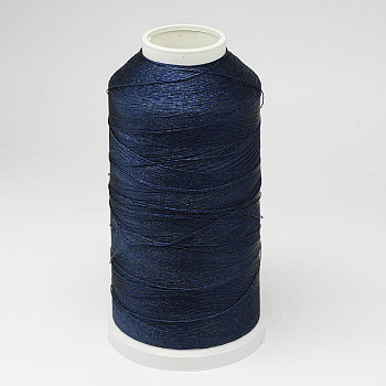 Nylon Thread, For Tassel Making, Prussian Blue, 0.3mm, about 1093.61 yards(1000m)/roll