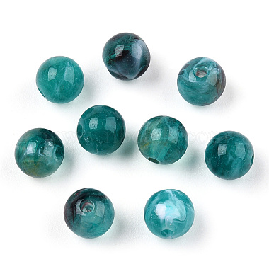Round Imitation Gemstone Acrylic Beads(X-OACR-R029-8mm-17)-3