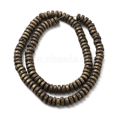Electroplated Natural Lava Rock Beads Strands(G-Q1009-F01-01F)-2