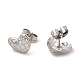 304 Stainless Steel Heart Stud Earrings for Women(EJEW-I281-35P)-2